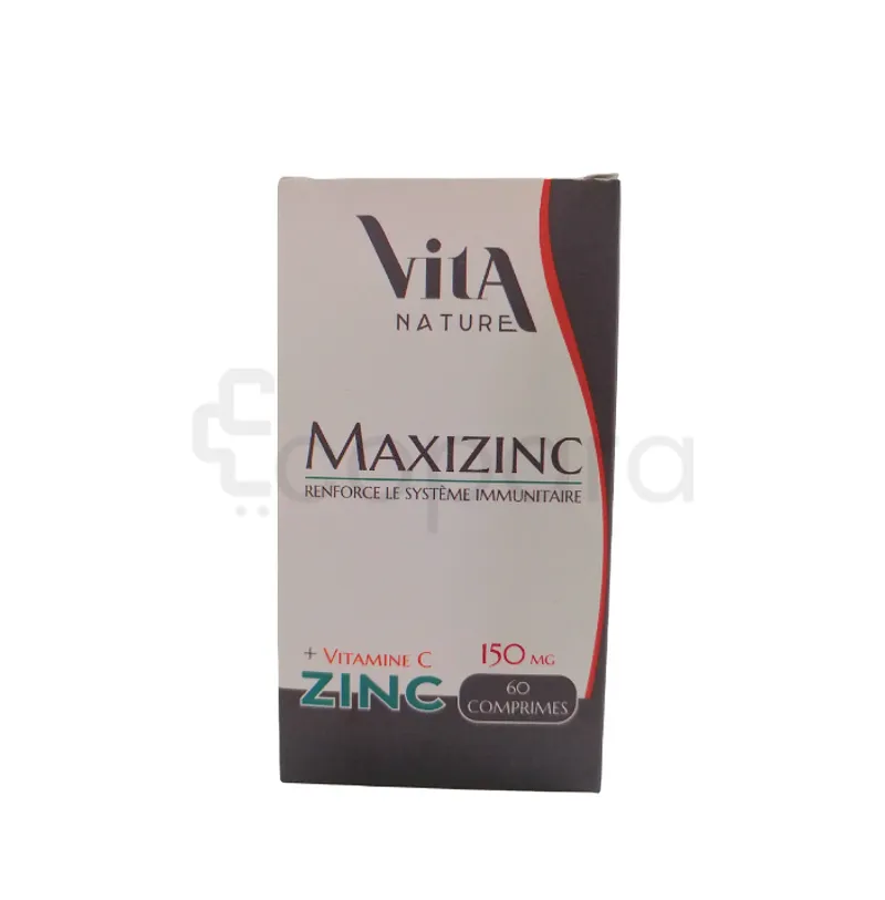 VITA NATURE MAXI ZINC BOITE DE 60 COMPRIMES