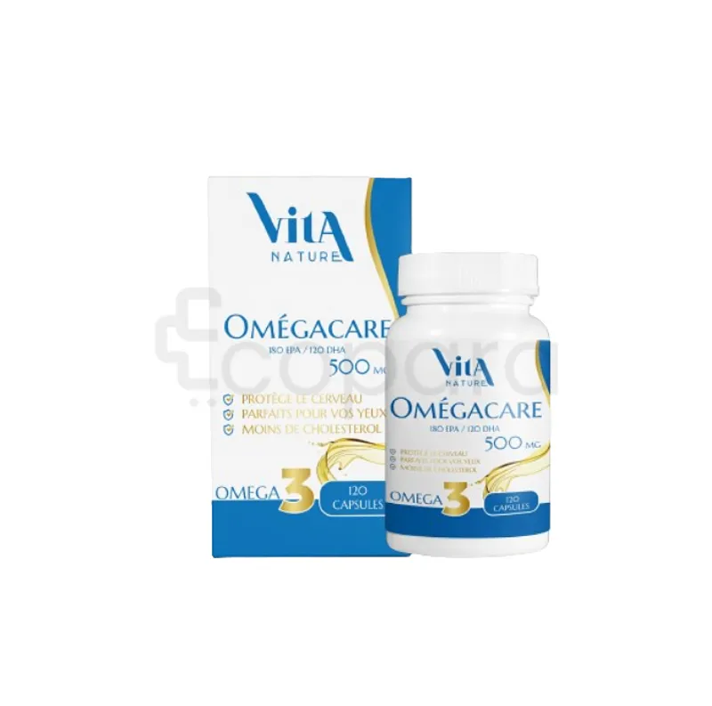 VITA NATURE OMEGA CARE 500MG BOITE DE 120 CAPSULES