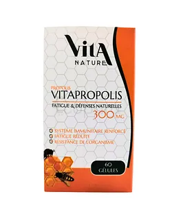VITA NATURE VITAPROPOLIS 300MG BOITE DE 60 GELULES
