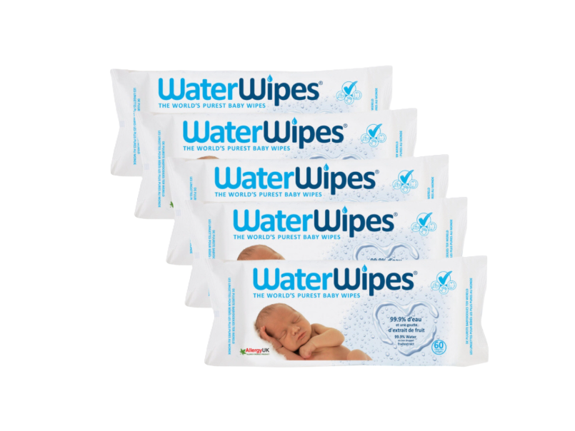 WATERWIPES LINGETTES POUR BEBE BOITE DE 60*5