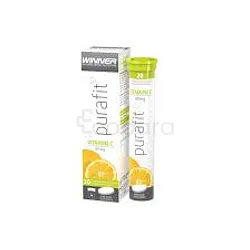 WINNER PURAFIT VITAMINE C SANS SUCRE BOITE DE 20 COMPRIMES EFFERVESCENTS