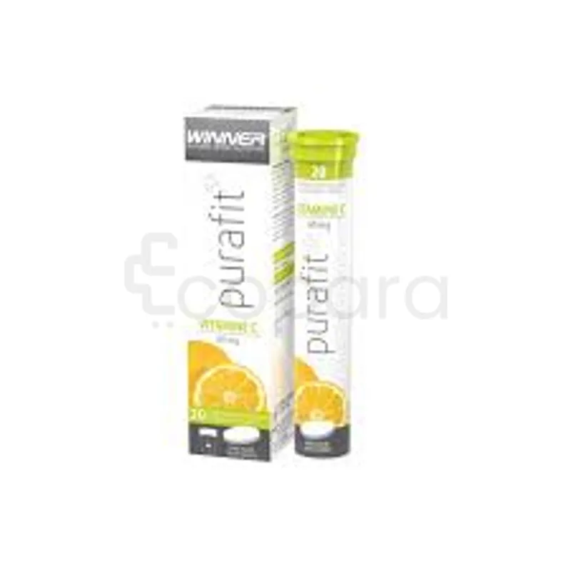 WINNER PURAFIT VITAMINE C SANS SUCRE BOITE DE 20 COMPRIMES EFFERVESCENTS