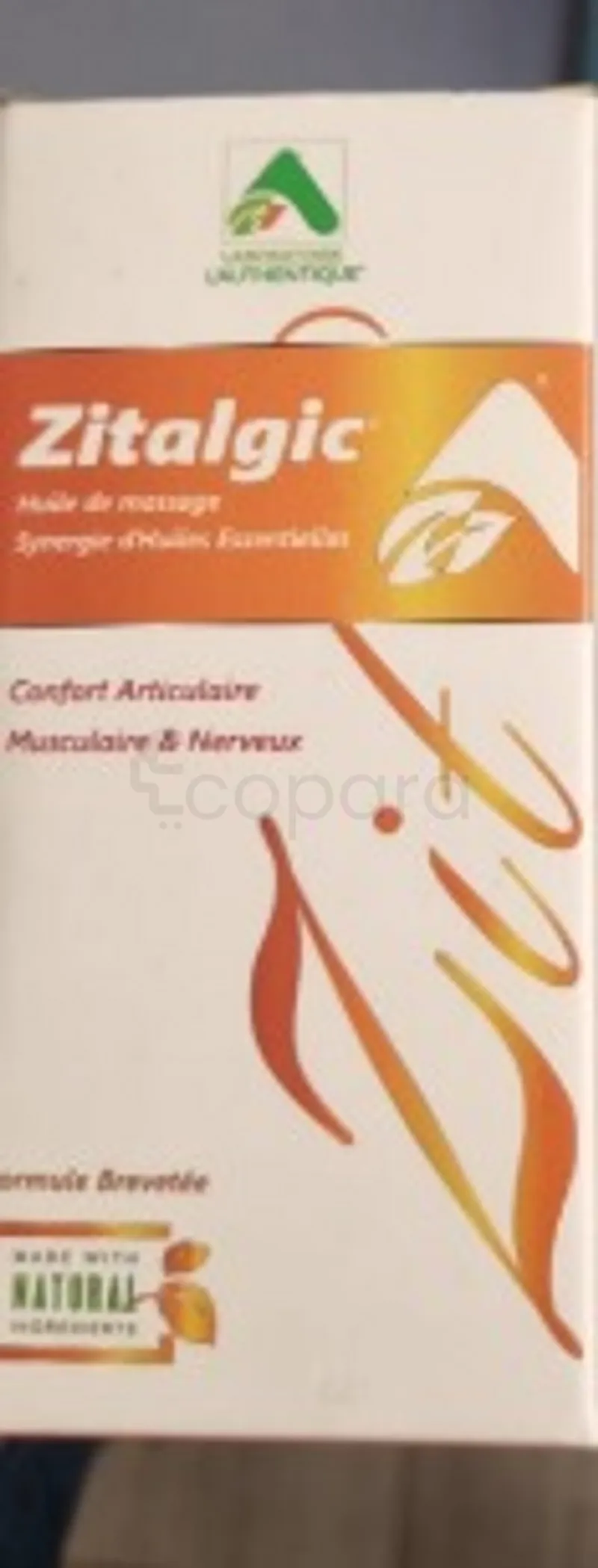 ZITALGIC HUILE DE MASSAGE 35ML
