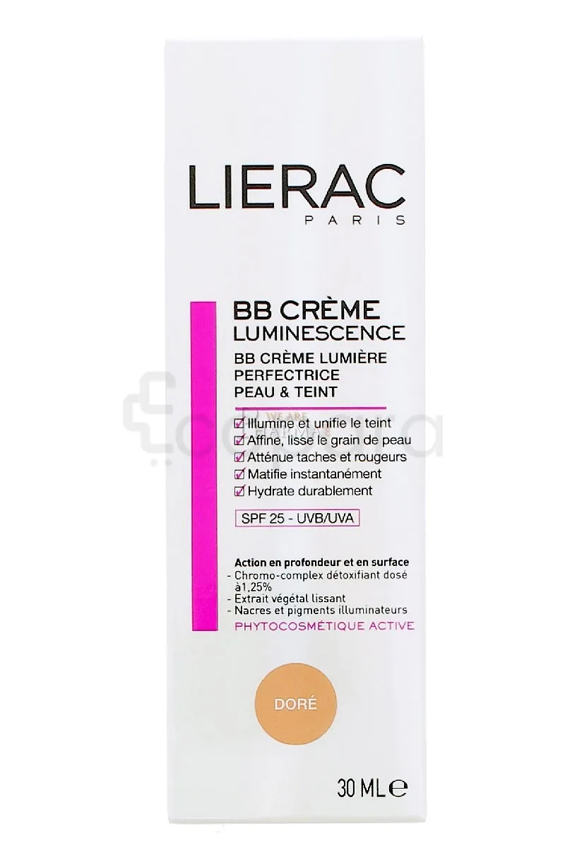 LIERAC LUMINESCENCE BB CREME SPF25 TEINTE DORE 30ML