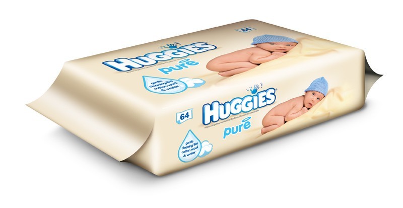 HUGGIS LINGETTES BEBE BOITE DE 64