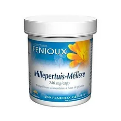 FENIOUX MILLEPERTUIS MELISSE BOITE DE 200 GELULES