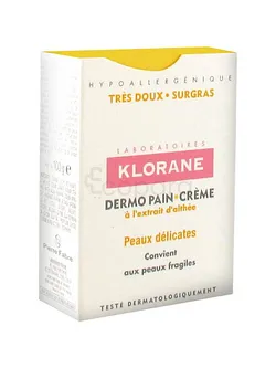 KLORANE DERMO PAIN CREME PEAUX DELICATES 100G