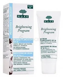 NUXE BRIGHTENING PROGRAM BB CREAM ECLAIRCISSANTE SPF30 30ML