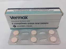 VERMOX 100MG BOITE DE 6 COMPRIMES