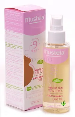MUSTELA HUILE DE SOIN VERGETURES 105ML