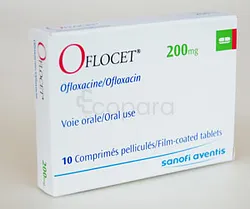 OFLOCET 200MG BOITE DE 10 COMPRIMES SECABLES
