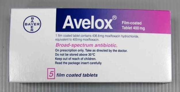 AVELOX 400MG BOITE DE 5 PM MV
