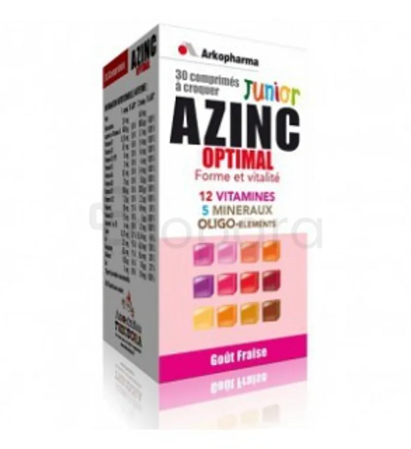 AZINC JUNIOR COMPRIMES