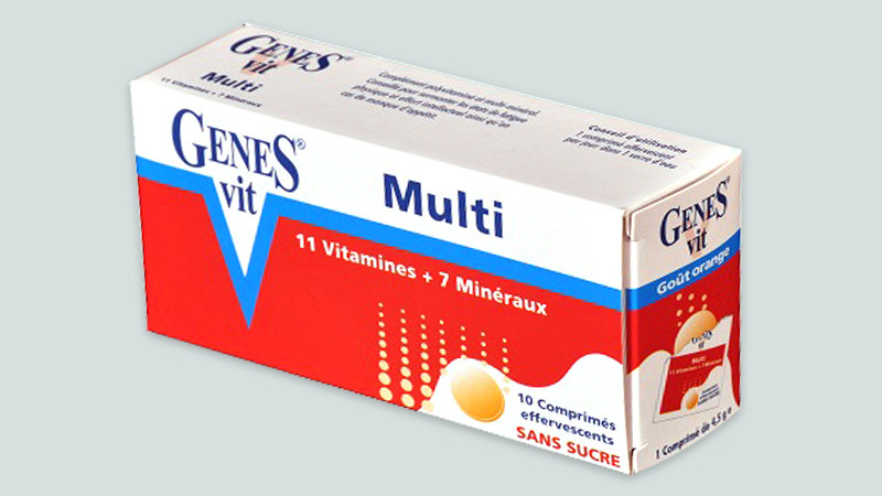 GENES VIT MULTI ADULTE BOITE DE 10 COMPRIMES