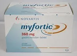 MYFORTIC 360MG COMPRIMES