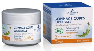3CHENES OASKIN GOMAGE BIO CORPS SUCRE/SALE 150G
