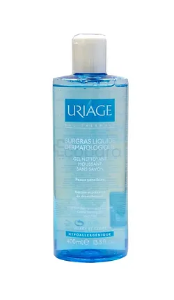 URIAGE SURGRAS LIQUIDE DERMATOLOGIQUE GEL NETTOYANT MOUSSANT 400ML