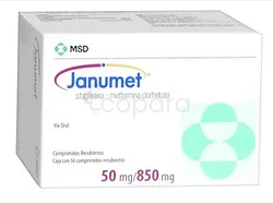 JANUMET 50MG/850MG BOITE DE 56 COMPRIMES