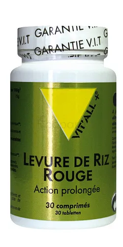 VITALL+ LEVURE DE RIZ ROUGE BOITE DE 30 COMPRIMES