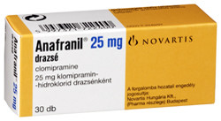 ANAFRANIL 25MG BOITE DE 30 COMPRIMES