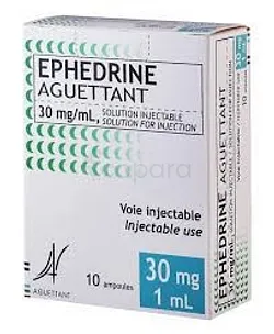 EPHEDRINE AGUETTANT 30MG/1ML INJECTABLE