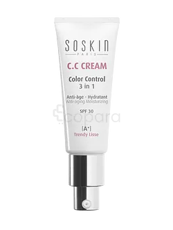SOSKIN CC CREME COLOR CONTROL 3EN1 BEIGE 01