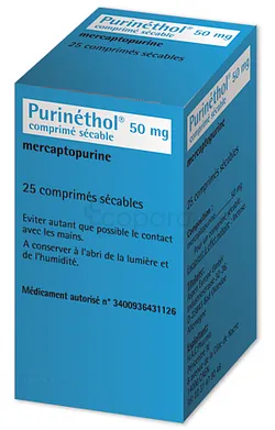 PURINETHOL 50MG BOITE DE 25 COMPRIMES SECABLES