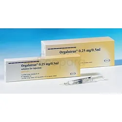 ORGALUTRAN 0.25MG/0.5ML SOLUTION INJECTABLE