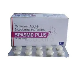 SPASMOPLUS 220MG/25MG BOITE DE 20 COMPRIMES