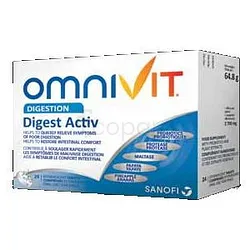 OMNIVIT DIGEST ACTIV BOITE DE 24 COMPRIMES EFFERVESCENTS