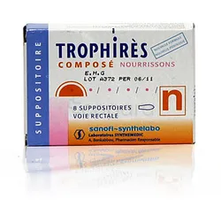 TROPHIRES 44MG/95MG BEBES BOITE DE 8 SUPPOSITOIRES