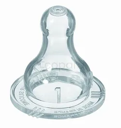 BEBE CONFORT TETINES SIL3 VITESSE T1 0-6MOIS BOITE DE 2 REFERENCE 781