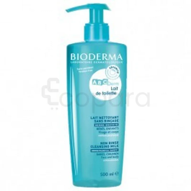 BIODERMA ABCDERM LAIT DE TOILETTE NETTOYANT SANS RINCAGE 500ML