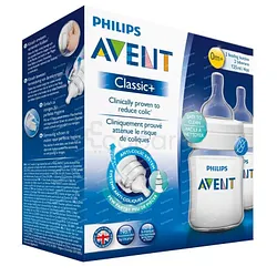 AVENT BIBERON CLASSIC+ PP 125ML PACK DE 2 REFERENCE SCF560/62