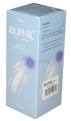 IBUPHIL 100MG/5ML 100ML SIROP