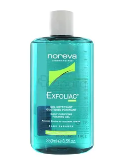 NOREVA EXFOLIAC GEL NETTOYANT QUOTIDIEN PURIFIANT 250ML