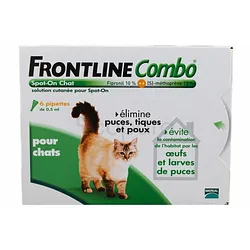 FRONTLINE COMBO SPOT ON CHAT BOITE DE 3 PIPETTES