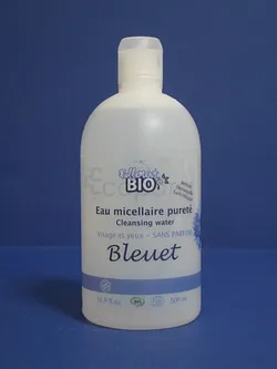 FOLLEMENT BIO EAU MICELLAIRE PURETE VISAGE ET YEUX BLEUET 500ML