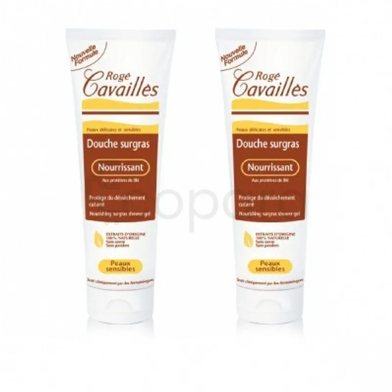 ROGE CAVAILLES GEL DOUCHE SURGRAS NOURRISSANT DUO 250ML LOT2