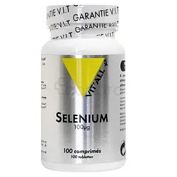 VITALL+ SELENIUM COMPLEMENT ALIMENTAIRE BOITE DE 100 COMPRIMES
