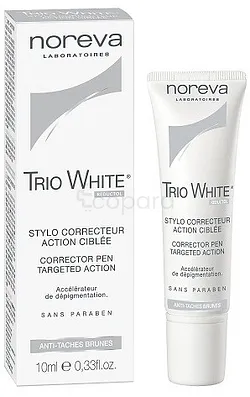 NOREVA TRIO WHITE STYLO CORRECTEUR ACTION CIBLEE 10ML