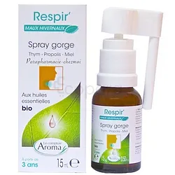 AROMA BAUME SPRAY GORGE PLACON COLLUTOIRE 15ML