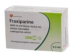 FRAXIPARINE 2850UI/0.3ML BOITE DE 2 INJECTABLES
