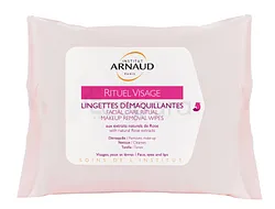 ARNAUD PARIS RITUEL VISAGE LINGETTES DÉMAQUILLANTES BOITE DE 25