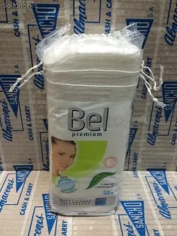 BELPREMIUM CARRES DEMAQUILLANTS BOITE DE 50
