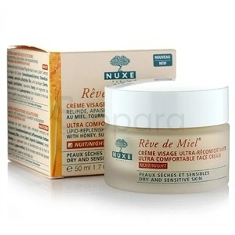 NUXE REVE DE MIEL CREME VISAGE ULTRA RECONFORTANTE NUIT 50ML