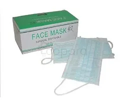 FACE MASK MASQUE SURGICAL DISPOSABLE PAR UNITE