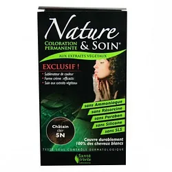 NATURESOIN COLORATION PERMANENTE CHATAIN CLAIR 5N 129ML