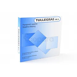 TULLE GRAS COMPRESSES BOITE DE 10