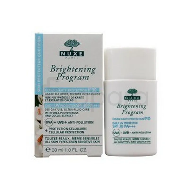 NUXE BRIGHTENING PROGRAM ECRAN HAUTE PROTECTION SPF30 30ML